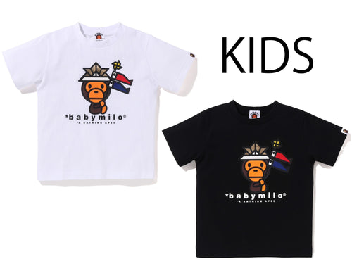 A BATHING APE BAPE KIDS KABUTO BABY MILO TEE