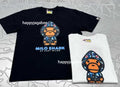 A BATHING APE Ladies' ABC CAMO MILO SHARK FZH TEE