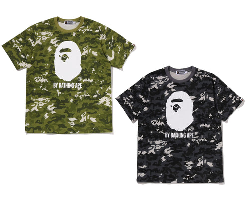 A BATHING APE MULTI PIXEL CAMO BY BATHING APE TEE