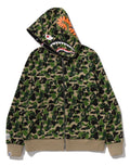 A BATHING APE ABC CAMO REVERSIBLE SHARK FULL ZIP HOODIE