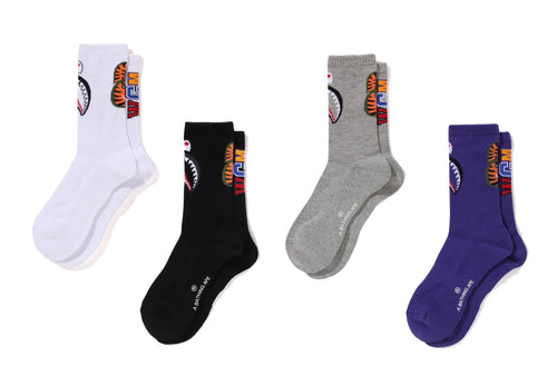 A BATHING APE SHARK SOCKS
