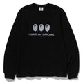 A BATHING APE COMME des GARÇONS CDG OSAKA Limited WAFFLE L/S TEE