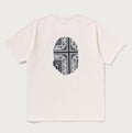 A BATHING APE PAISLEY PATTERN APE HEAD TEE