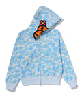 A BATHING APE Ladies' BABY LISA ABC CAMO FULL ZIP HOODIE
