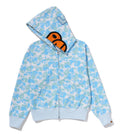 A BATHING APE Ladies' BABY LISA ABC CAMO FULL ZIP HOODIE