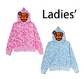 A BATHING APE Ladies' BABY LISA ABC CAMO FULL ZIP HOODIE