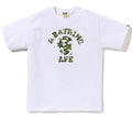 A BATHING APE MULTI PIXEL CAMO COLLEGE TEE