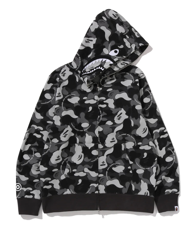 A BATHING APE COMME des GARÇONS CDG OSAKA Limited SHARK FULL ZIP HOODIE