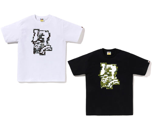 A BATHING APE MULTI PIXEL CAMO DIGITAL GENERAL TEE