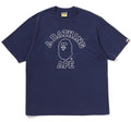 A BATHING APE COLLEGE RELAXED FIT TEE #1