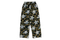 A BATHING APE Ladies' STA OVER PRINT 1ST CAMO CRYSTAL STONE SWEAT PANTS
