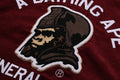 A BATHING APE GENERAL CORDUROY VARSITY JACKET