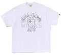 A BATHING APE COLLEGE RELAXED FIT TEE #1
