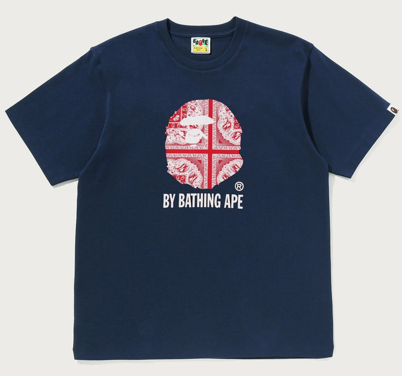A BATHING APE PAISLEY PATTERN BY BATHING APE TEE