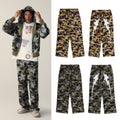 A BATHING APE STA OVER PRINT 1ST CAMO STA MESH SWEAT PANTS