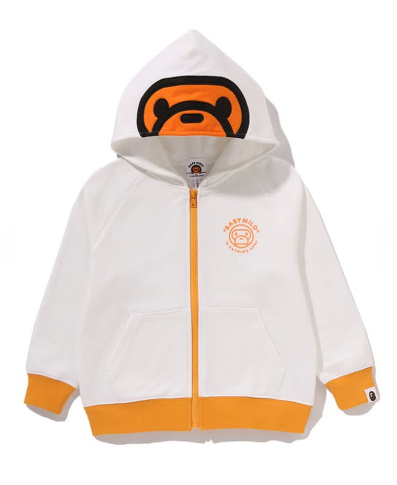 A BATHING APE BAPE KIDS BABY MILO ZIP HOODIE - happyjagabee store