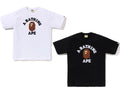 A BATHING APE BOA COLLEGE TEE