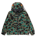 A BATHING APE BAPE BY KAZUKI KURAISHI CAMO SHARK PACKABLE SNOWBOARD JACKET