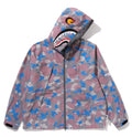 A BATHING APE BAPE BY KAZUKI KURAISHI CAMO SHARK PACKABLE SNOWBOARD JACKET