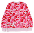 A BATHING APE ABC CAMO SHARK CREWNECK SWEAT SHIRT