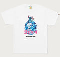 A BATHING APE BAPE x DISNEY STITCH ABC CAMO APE HEAD TEE