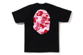 A BATHING APE ABC CAMO BIG APE HEAD TEE