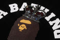A BATHING APE BAPE x SWAROVSKI CROWN APE HEAD TEE