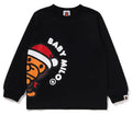 A BATHING APE BAPE KIDS BABY MILO WINTER L/S TEE