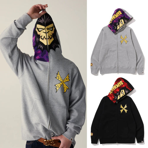 A BATHING APE BAPEMAN X FULL ZIP HOODIE – happyjagabee store