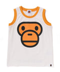A BATHING APE BAPE KIDS MILO FACE TANK TOP