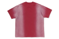 A BATHING APE BLEECHED MULTI APE HEAD LOGO RELAXED FIT TEE