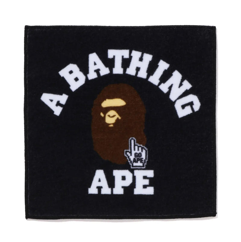 A BATHING APE ONLINE EXCLUSIVE GO APE POINTER COLLEGE HAND TOWEL
