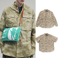 A BATHING APE BAPE BY KAZUKI KURAISHI DIGITAL COLOR CAMO LONG SLEEVES SHIRT