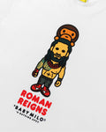 A BATHING APE WWE x BAPE x TOPPS BABY MILO RELAXED FIT TEE ( ROMAN REIGNS )