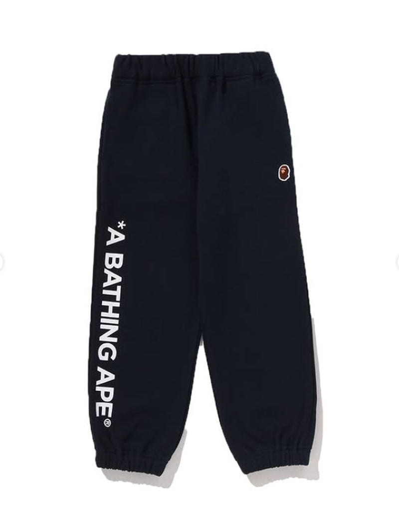 A BATHING APE BAPE KIDS APE HEAD ONE POINT SWEAT PANTS