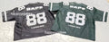 A BATHING APE PU LEATHER CROPPED FIT FOOTBALL JERSEY