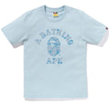A BATHING APE Ladies' SOLID CAMO COLLEGE TEE