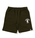 A BATHING APE COLLEGE SWEAT SHORTS