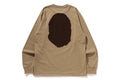 A BATHING APE BIG APE HEAD L/S TEE