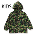 A BATHING APE BAPE KIDS ABC CAMO MILO HOODIE JACKET