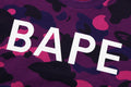 A BATHING APE Ladies' BAPE LOGO COLOR CAMO OVERSIZED TEE - happyjagabee store