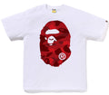 A BATHING APE COLOR CAMO BIG APE HEAD TEE
