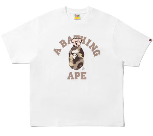 A BATHING APE BAPE x STRAYKIDS  PUPPYM COLLEGE TEE