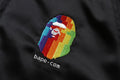 A BATHING APE BAPE ONLINE ONE POINT EMBROIDERY PRINT JACKET ( ONLINE EXCLUSIVE )