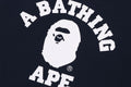 A BATHING APE CLASSIC COLLEGE CREWNECK SWEAT SHIRT