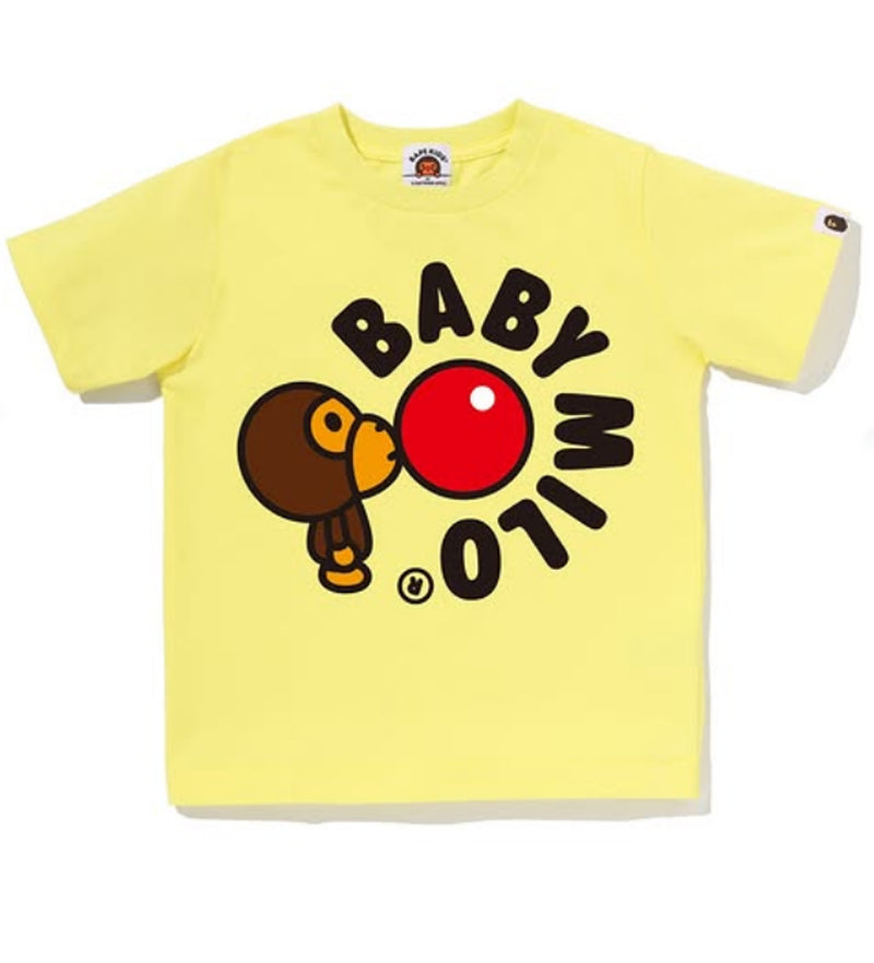 A BATHING APE BAPE KIDS MILO GUM BALL TEE
