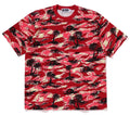 A BATHING APE PLAM TREE CAMO ONE POINT RELAXED FIT TEE