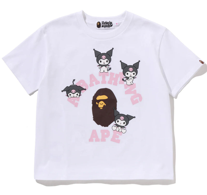 A BATHING APE BAPE x SANRIO CHARACTERS MINI TEE KUROMI - happyjagabee store