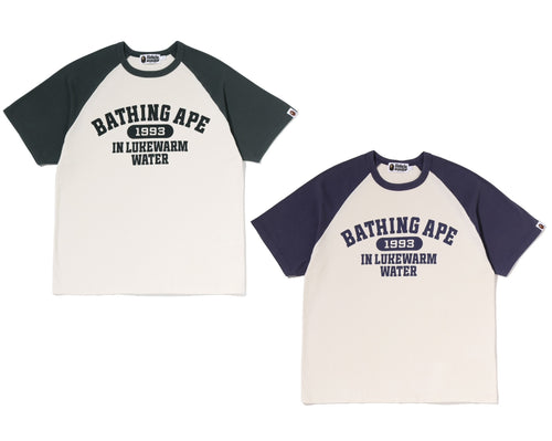 A BATHING APE BATHING APE REGLAN TEE