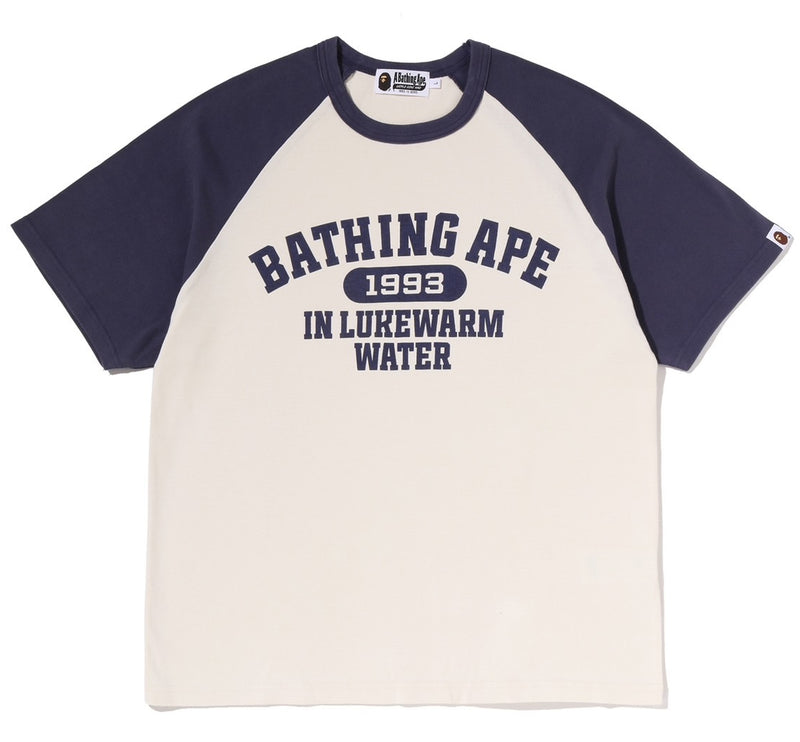 A BATHING APE BATHING APE RAGLAN TEE